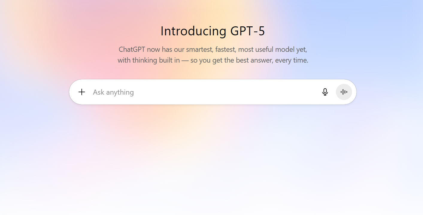 Introducing GPT- 5
